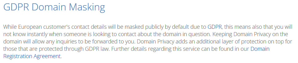 bluehost domain privacy