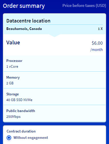 ovh pricing