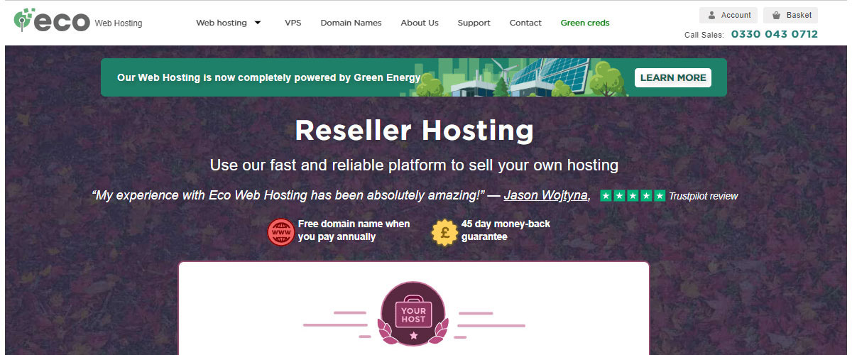 eco web hosting windows reseller