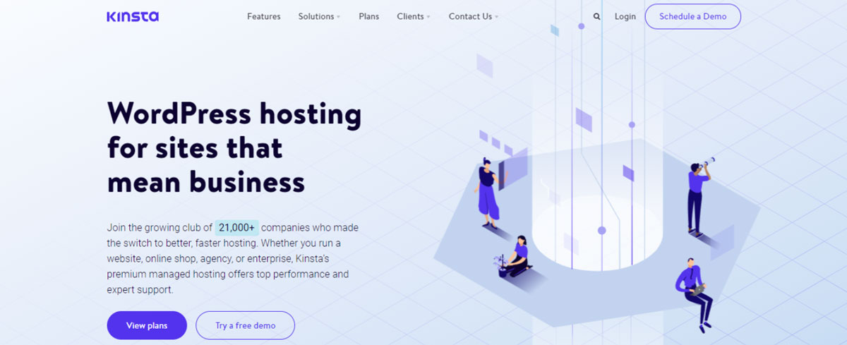 kinsta premium wordpress hosting