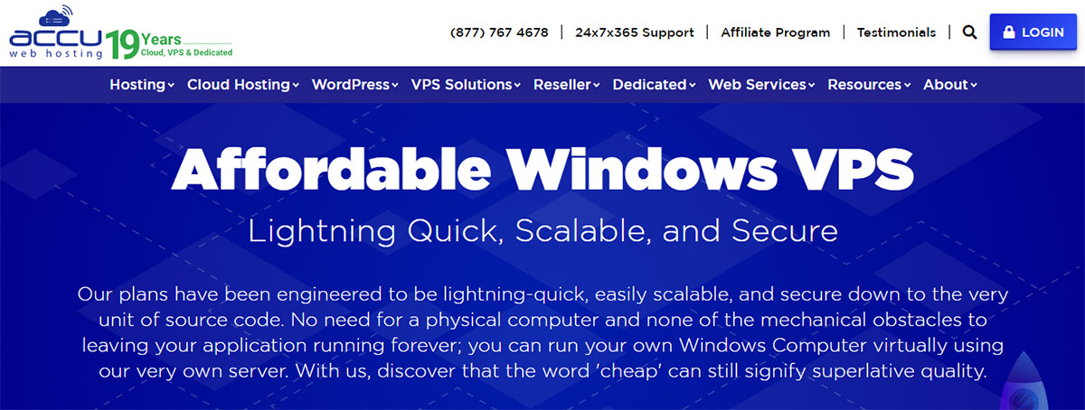accuwebhosting windows vps