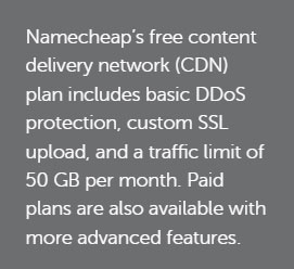 namecheap free cdn