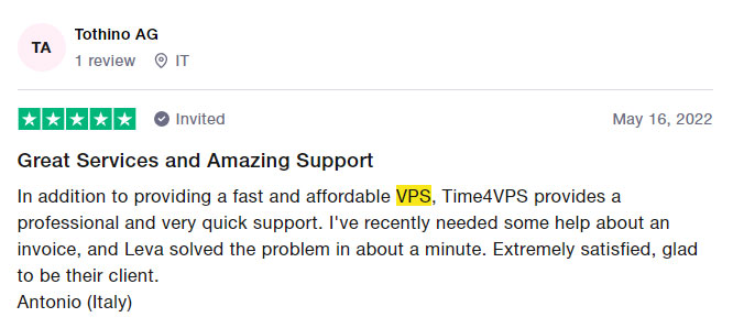 time4vps vps review on trustpilot