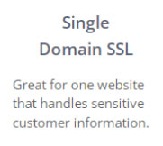 single domain ssl covers one domain
