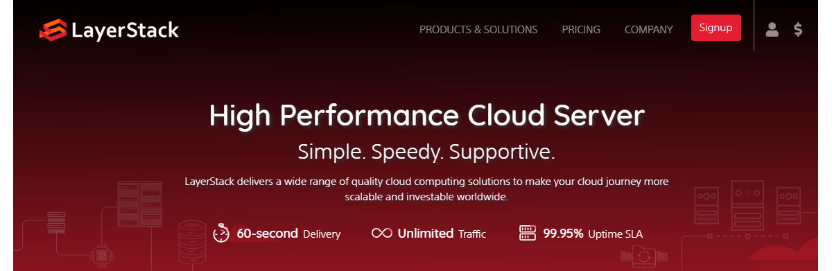 layerstack high performance cloud server