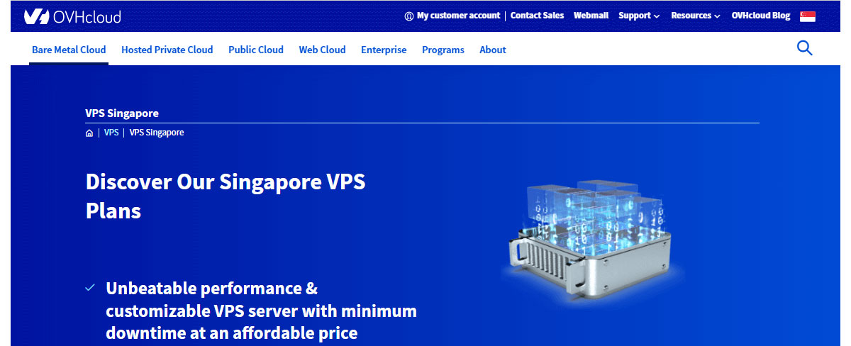 ovhcloud singapore vps unlimited bandwidth