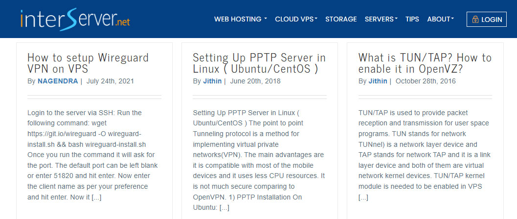 interserver tun tap vps