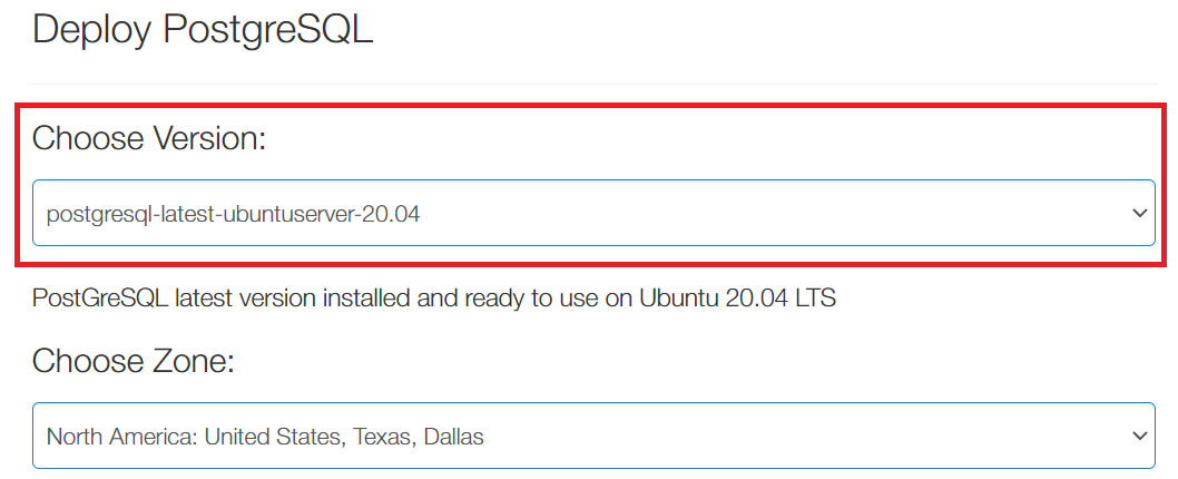 checking the postgresql version