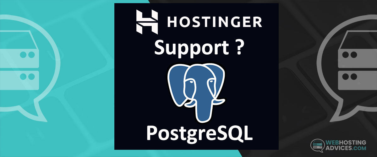 does hostinger support postgresql