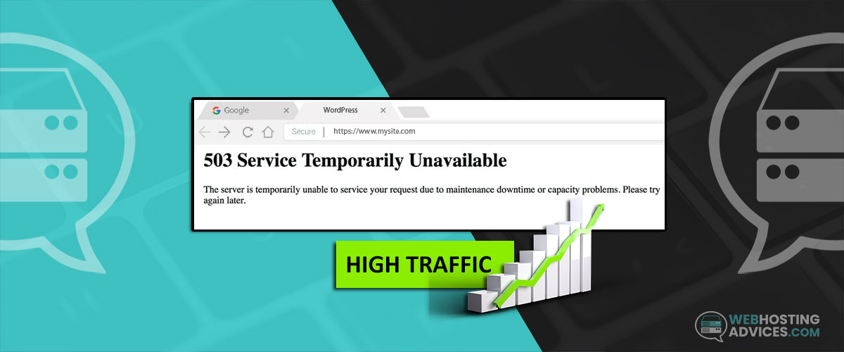 website crash due to high traffic