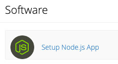 setup node js on greengeeks