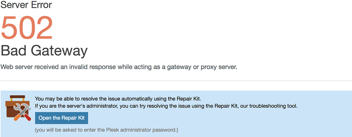 nginx 502 bad gateway error